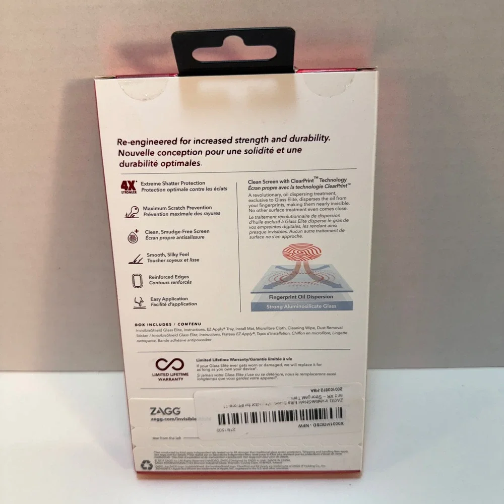 Invisible Shield Glass Elite Screen Protector for iPhone 11 XR Advanced Strength